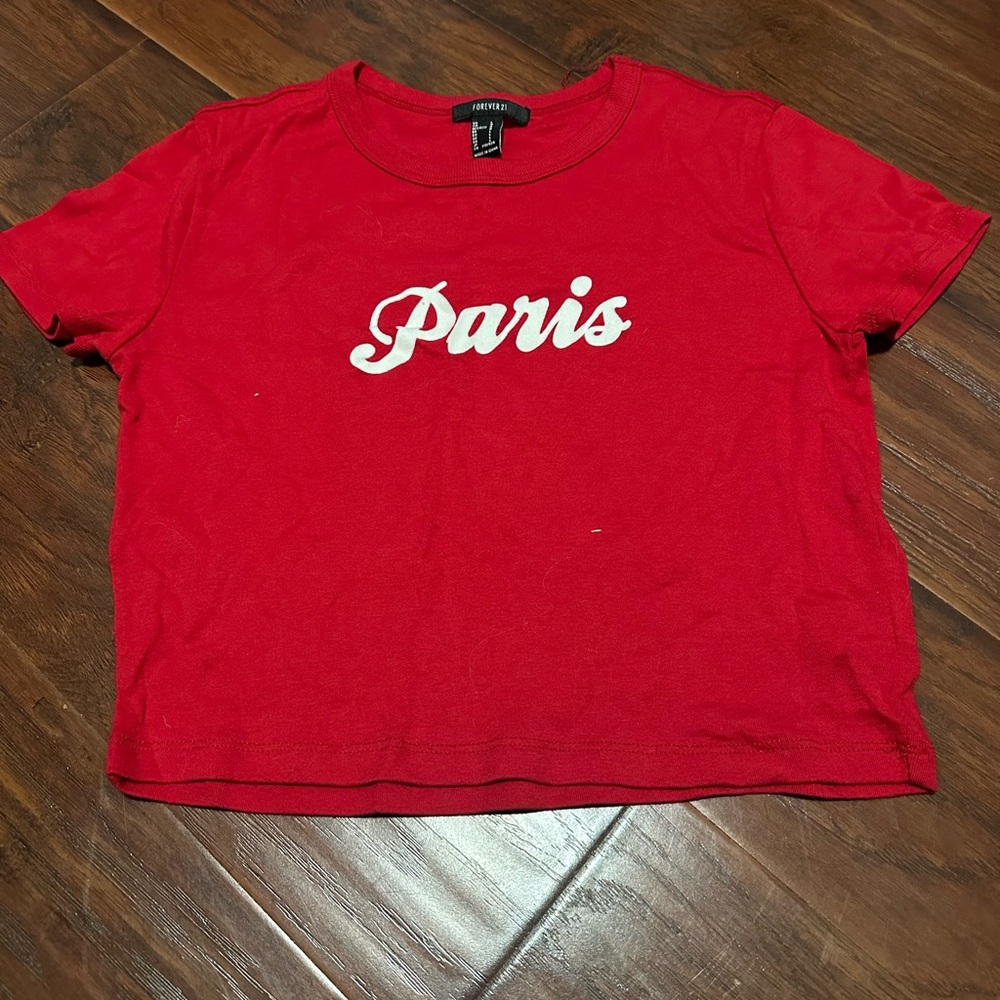 Forever 21 Red Graphic Tee
